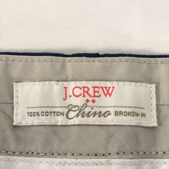 J. Crew Factory Broken-In Chino Short Women's Size 12 Blue 100% Cotton Summer - Picture 7 of 10